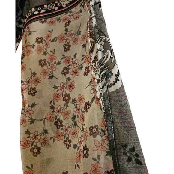 MAURICE'S Multi Printed Asian Bohemian Gypsy Inspired Shift Dress  Size Small - Picture 4 of 8